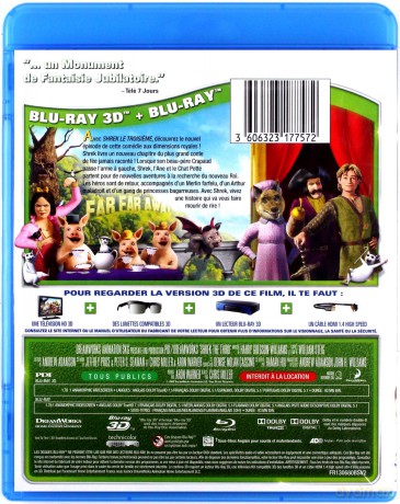 Shrek the Third (Shrek trzeci) [Blu-Ray 3D]+[Blu-Ray]
