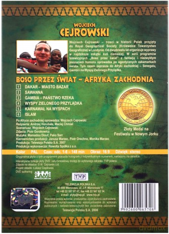 Boso Przez Świat: Afryka Zachodnia - Wojciech Cejrowski [DVD]