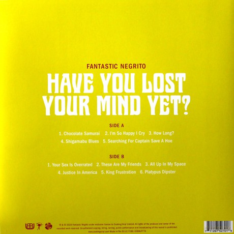 Fantastic Negrito: Have You Lost Your Mind Yet [Winyl]