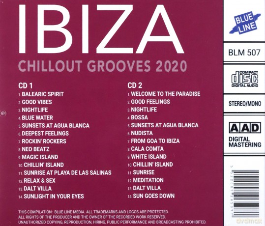 Ibiza Chillout Grooves 2020 [2CD]