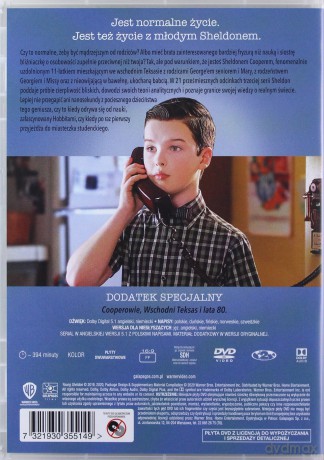 Młody Sheldon Sezon 3 [2DVD]