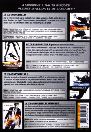 The Transporter 1-4 [BOX] [4DVD]