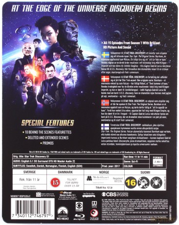 Star Trek: Discovery Season 1 (steelbook) [4xBlu-Ray]