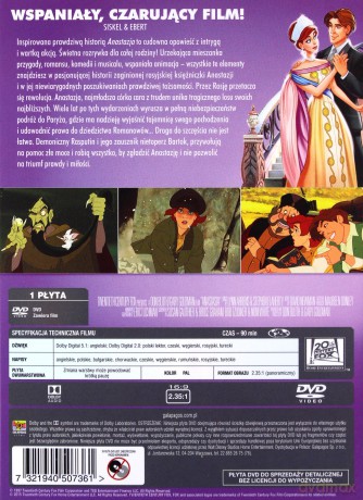 Anastazja Disney [DVD]