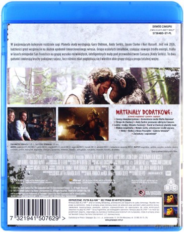 Ewolucja Planety Małp [Blu-Ray]