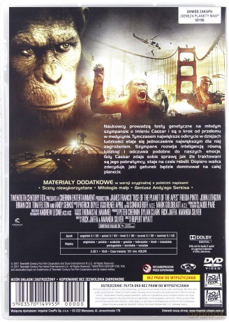 Geneza Planety Małp [DVD]