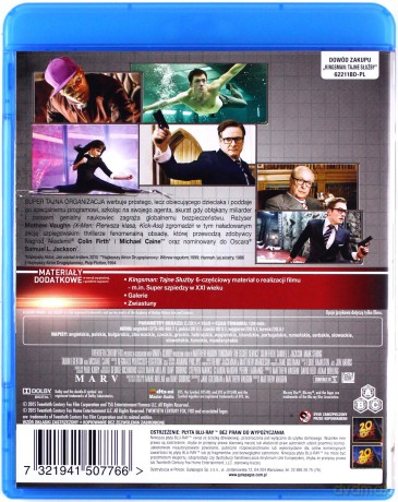 Kingsman: Tajne Służby [Blu-Ray]