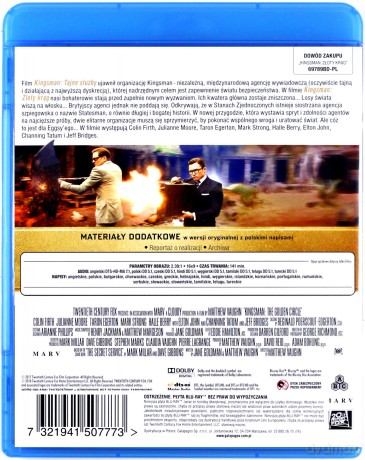 Kingsman: Złoty Krąg [Blu-Ray]