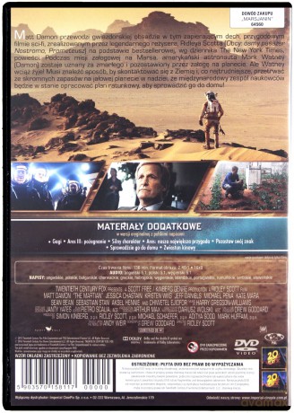 Marsjanin [DVD]