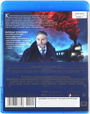 Morderstwo w Orient Expressie [Blu-Ray]