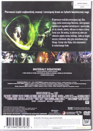 Obcy: Ósmy Pasażer Nostromo [DVD]
