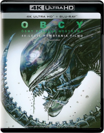 Obcy - 8. pasażer Nostromo. 40 Rocznica [Blu-Ray 4K]+[Blu-Ray]