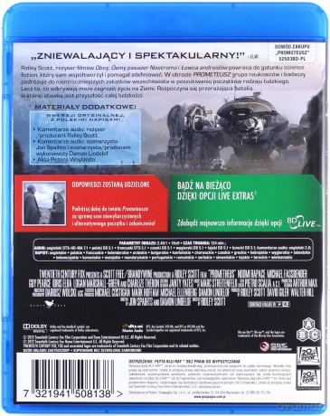 Prometeusz [Blu-Ray]