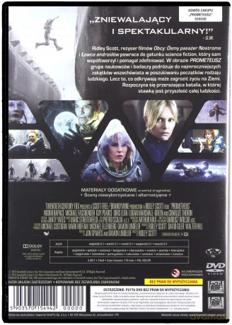 Prometeusz [DVD] film