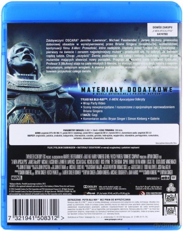 X-Men: Apocalypse [Blu-Ray]