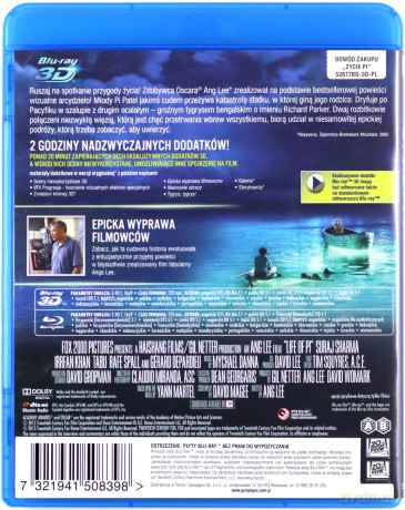 Życie Pi [Blu-Ray 3D]+[Blu-Ray]
