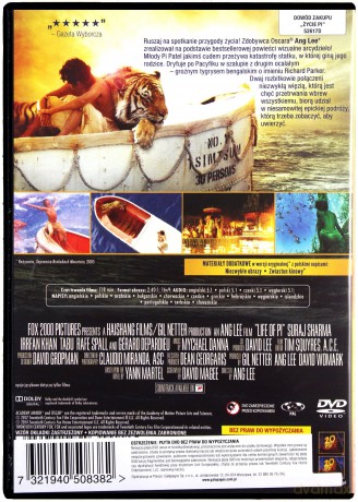 Życie Pi [DVD]