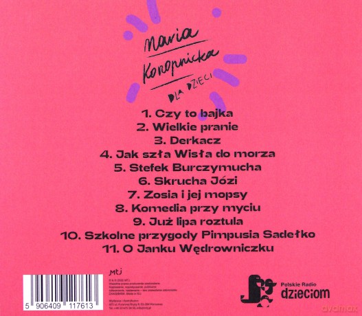 Dla dzieci: Maria Konopnicka [CD]