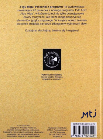 TVP ABC: Piosenki Figu Migu [CD]