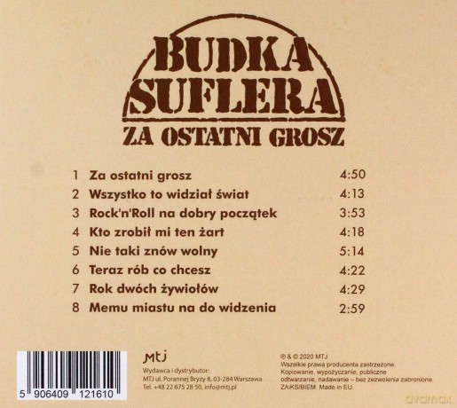 Budka Suflera: Za ostatni grosz (reedycja 2020) [CD]