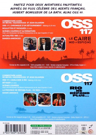 OSS 117: Cairo, Nest of Spies / OSS 117: Lost in Rio (OSS 117: Kair, gniazdo szpiegów / OSS 117: Rio nie odpowiada) [2DVD]