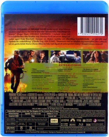 Indiana Jones i Królestwo Kryształowej Czaszki [Blu-Ray]