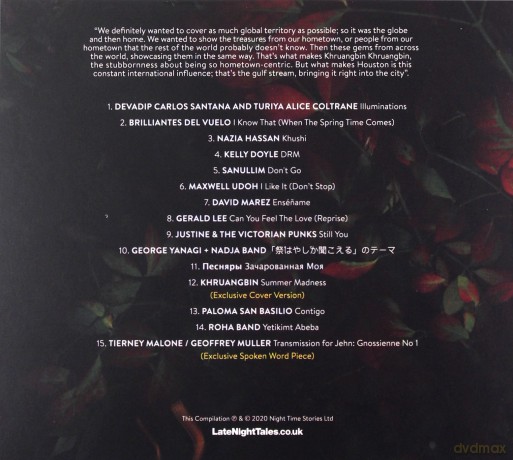 Khruangbin: Late Night Tales [CD]