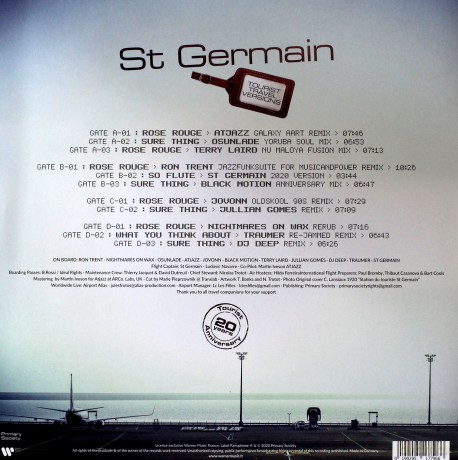 St Germain: Tourist (Remix) [2xWinyl]