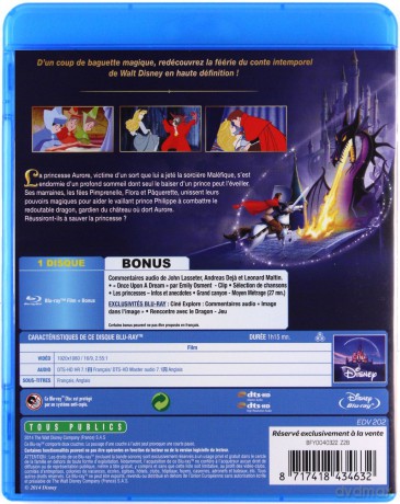 Sleeping Beauty (Śpiąca królewna) (Disney) [Blu-Ray]