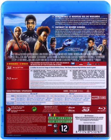 Black Panther (Czarna Pantera) [Blu-Ray 3D]+[Blu-Ray]