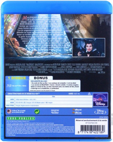 Maleficent (Czarownica) (Disney) [Blu-Ray]