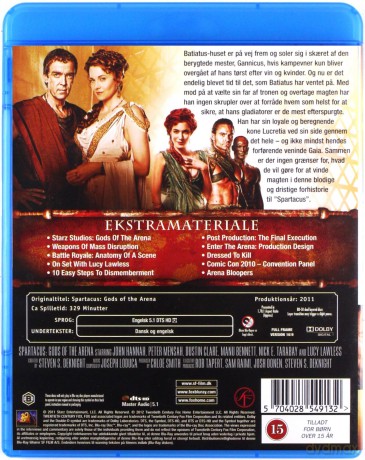 Spartacus: Gods of the Arena Season 1 (Spartakus: Bogowie areny) [3xBlu-Ray]