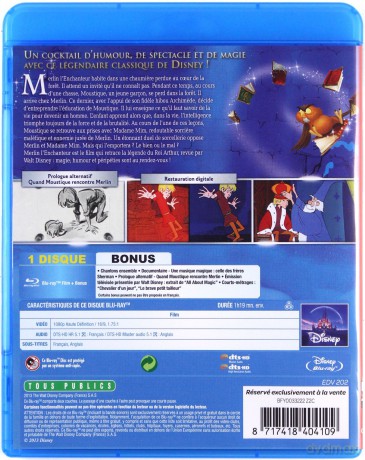 Miecz w kamieniu (Disney) [Blu-Ray]