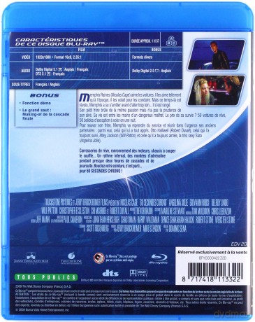 Gone in 60 Seconds (60 sekund) [Blu-Ray]