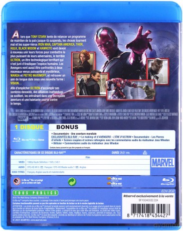 Avengers: Age of Ultron (Avengers: Czas Ultrona) [Blu-Ray]