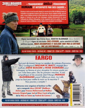 Three Billboards Outside Ebbing, Missouri / Fargo (Trzy billboardy za Ebbing, Missouri / Fargo) [2xBlu-Ray]
