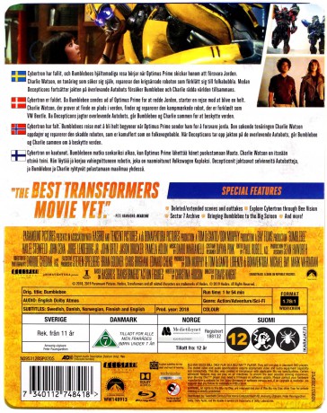 Bumblebee (steelbook) [Blu-Ray]