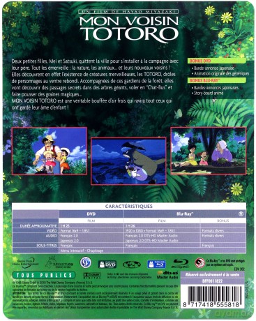 My Neighbor Totoro (Mój sąsiad Totoro) (steelbook) [Blu-Ray]+[DVD]
