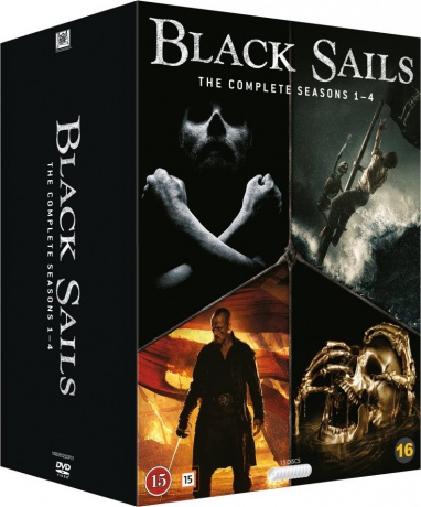 Black Sails Season 1-4 (Piraci) [BOX] [15DVD]
