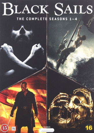 Black Sails Season 1-4 (Piraci) [BOX] [15DVD]