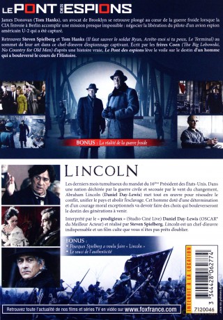 Bridge of Spies / Lincoln (Most szpiegów / Lincoln) [2DVD]