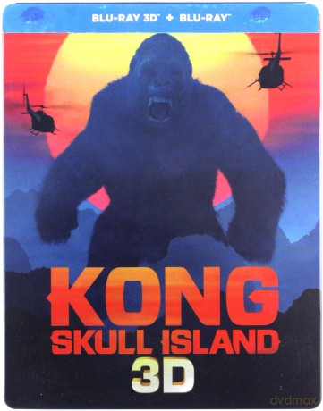 Kong: Wyspa Czaszki (steelbook) [Blu-Ray 3D]+[Blu-Ray]