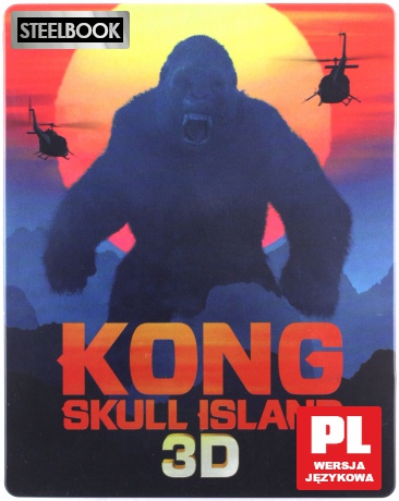 Kong: Wyspa Czaszki (steelbook) [Blu-Ray 3D]+[Blu-Ray]