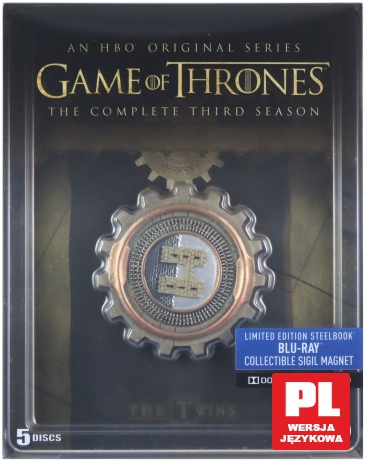 Gra o tron Sezon 3 (steelbook) [5xBlu-Ray]
