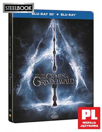 Fantastyczne zwierzęta: Zbrodnie Grindelwalda (steelbook) [Blu-Ray 3D]+[Blu-Ray]