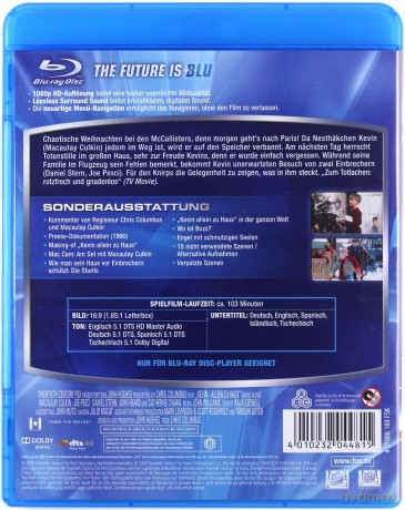 Home Alone (Kevin sam w domu) [Blu-Ray]