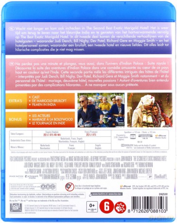The Second Best Exotic Marigold Hotel (Drugi Hotel Marigold) [Blu-Ray]