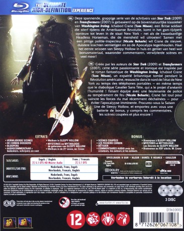 Sleepy Hollow Season 1 (Jeździec bez głowy) [3xBlu-Ray]