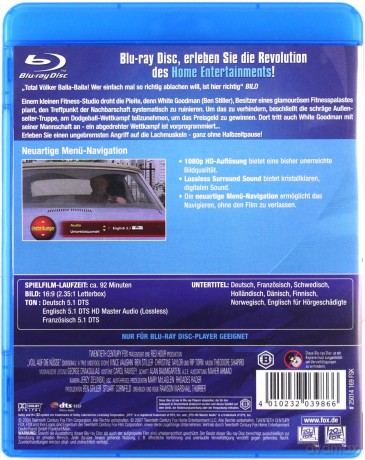 Dodgeball: A True Underdog Story (Zabawy z piłką) [Blu-Ray]