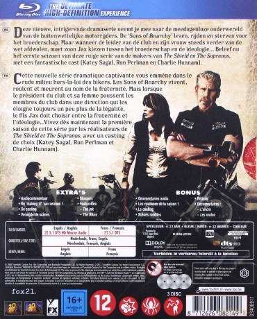 Sons of Anarchy: Season 1 (Synowie anarchii) [BOX] [3xBlu-Ray]